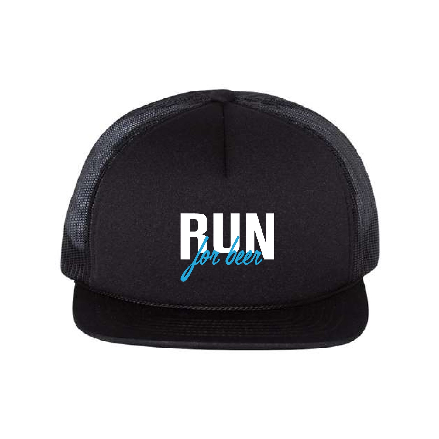 Foam Trucker with Run For Beer Decal