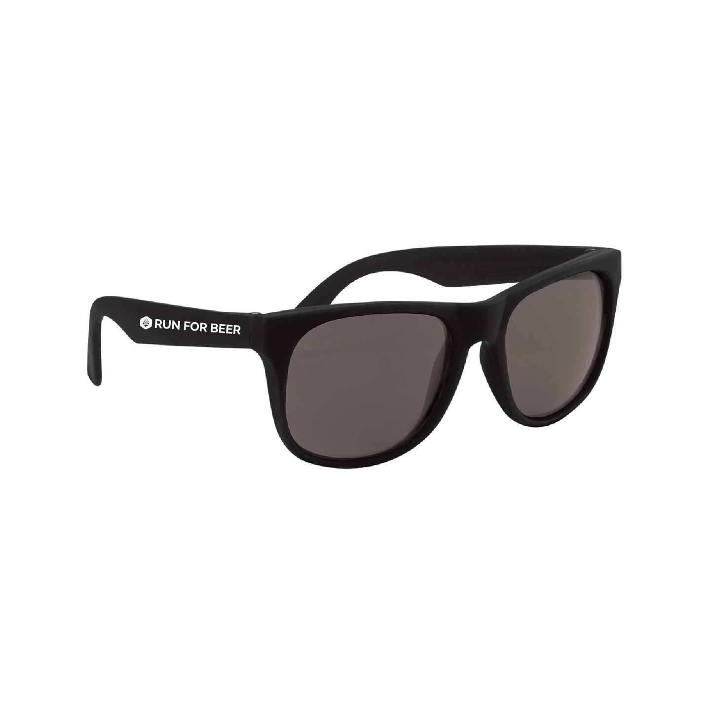 Matte Black Rubberized Sunglasses
