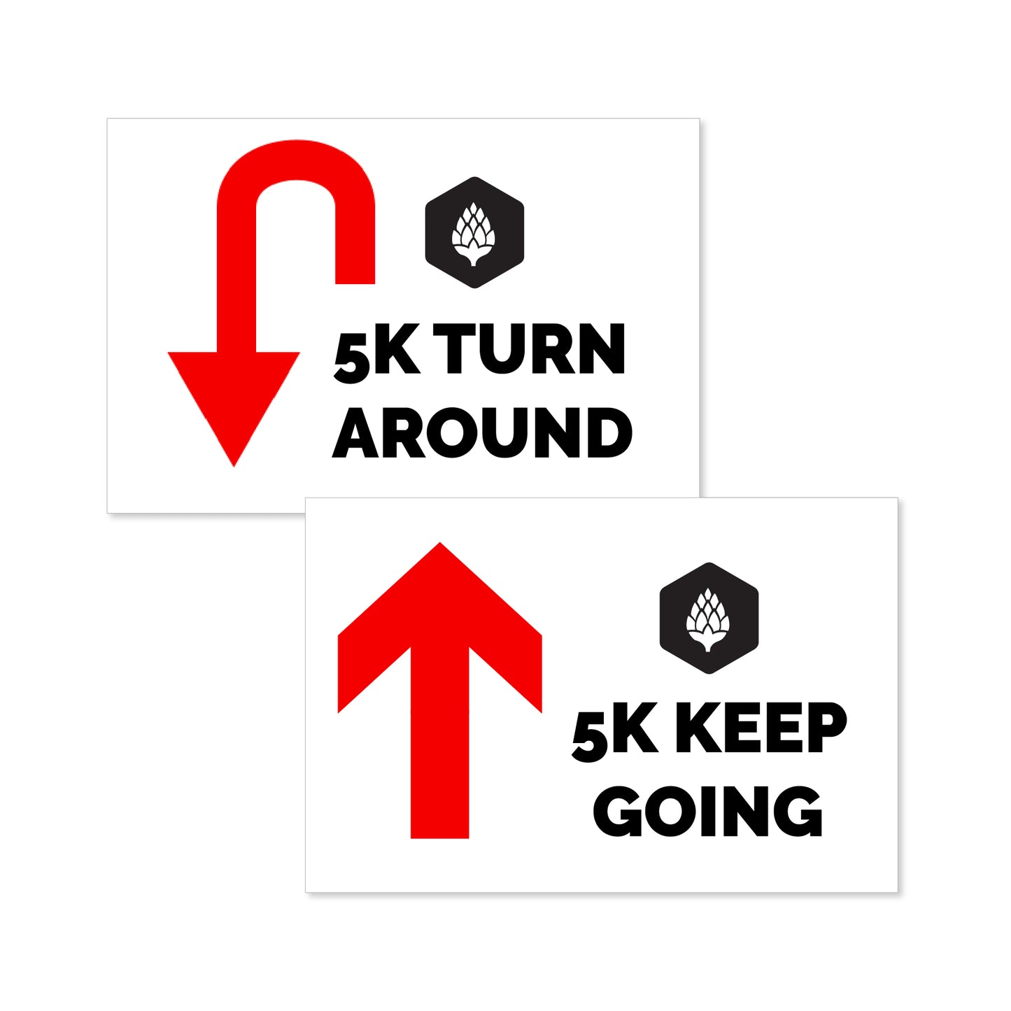 Course Arrow Sign