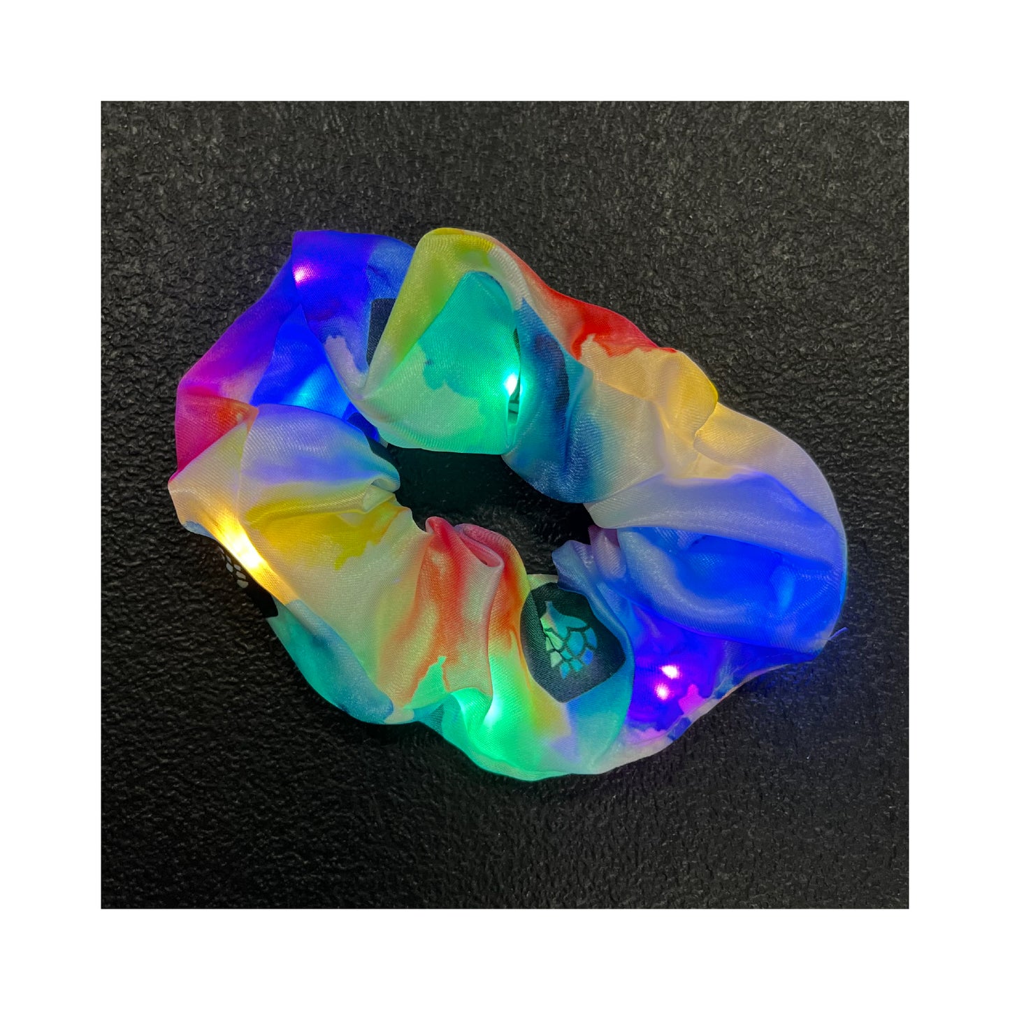 Glowing LED Scrunchie